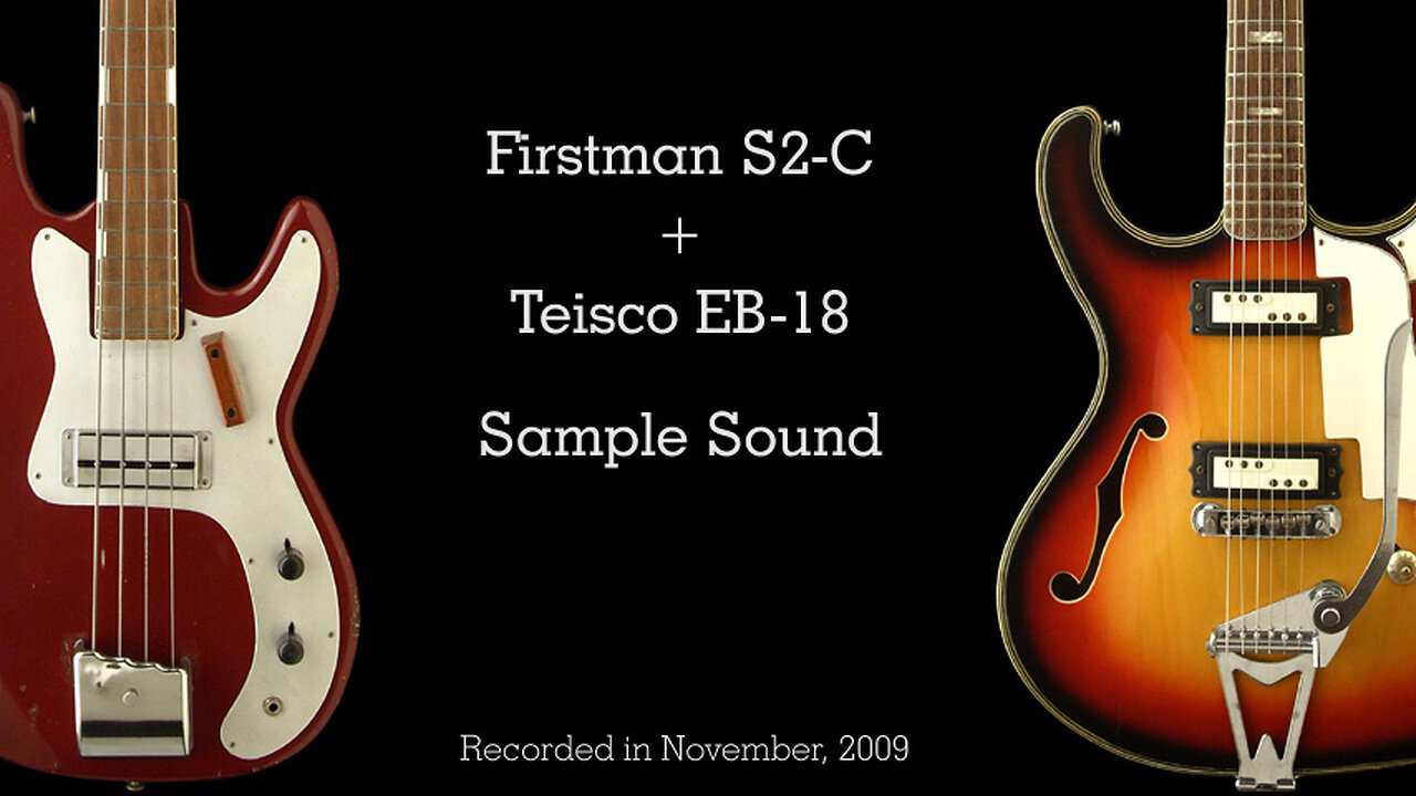 Firstman S-C + Teisco EB-18 Sample sound