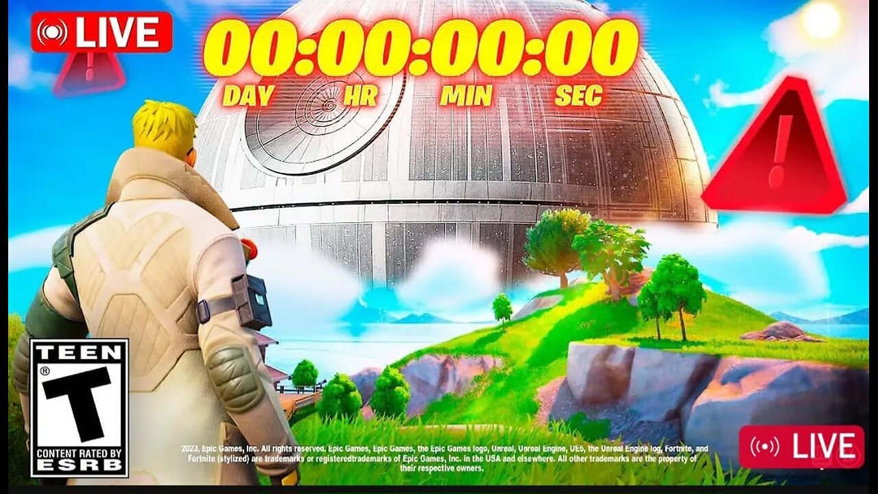 "🔴 LIVE Sneak Peek: NEW STAR WARS Event Countdown in Fortnite! | Don’t Miss the Action! 🚀"