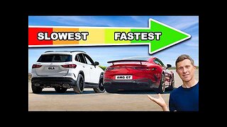 Fastest v slowest cars of every brand RANKED