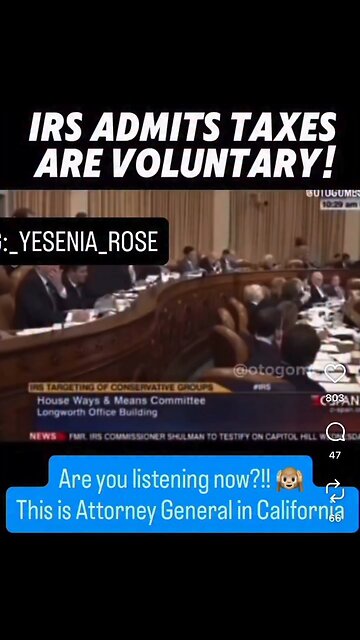 IRS ADMITS TAXES ARE VOLUNTARY! 💥