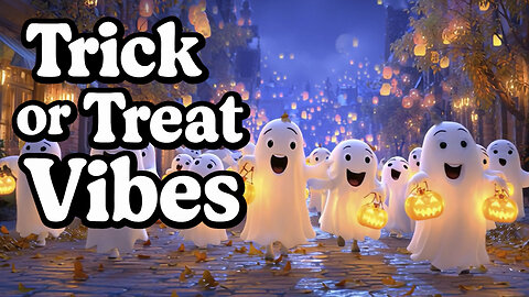 Trick or Treat Vibes Only 🍬 🎃 Uplifting Halloween Ambience for Cozy Nights