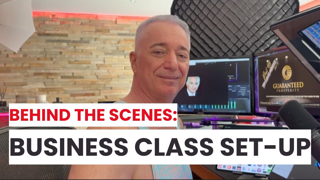 Behind the Scenes: Meir Ezra’s Advanced Presentation Setup