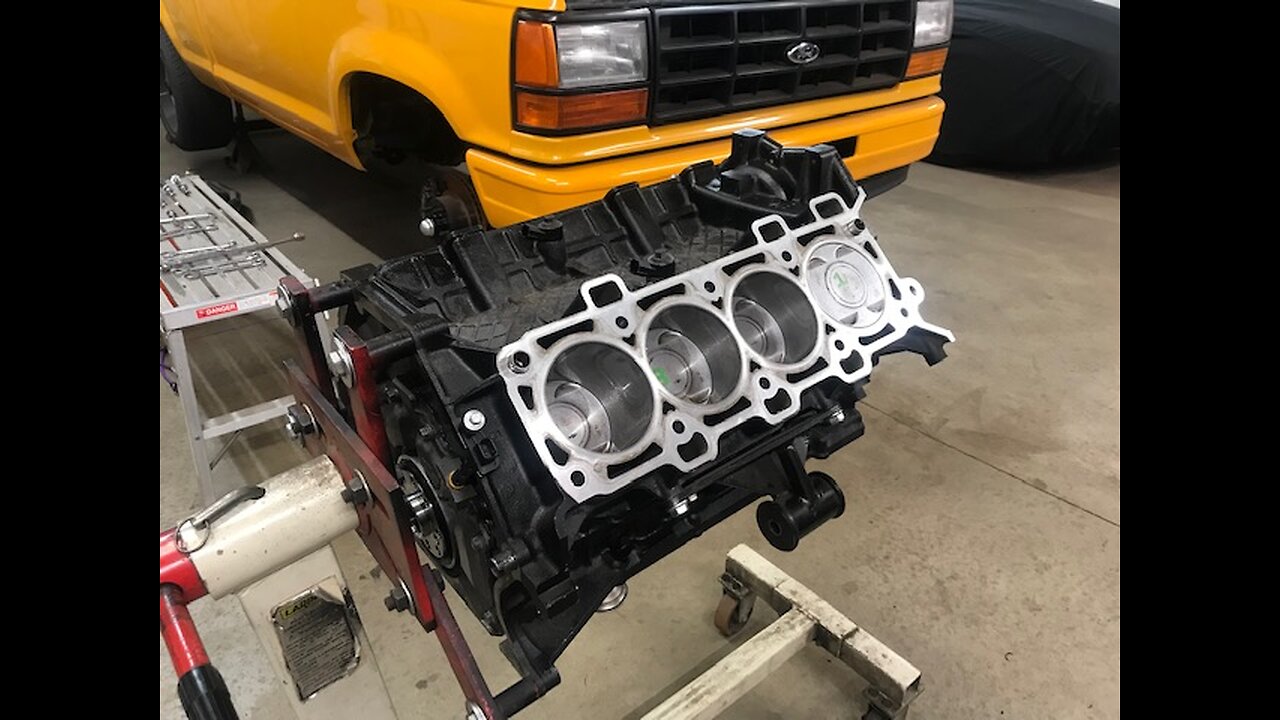 Reassembling my Coyote Engine and Making Custom Coolant Lines!