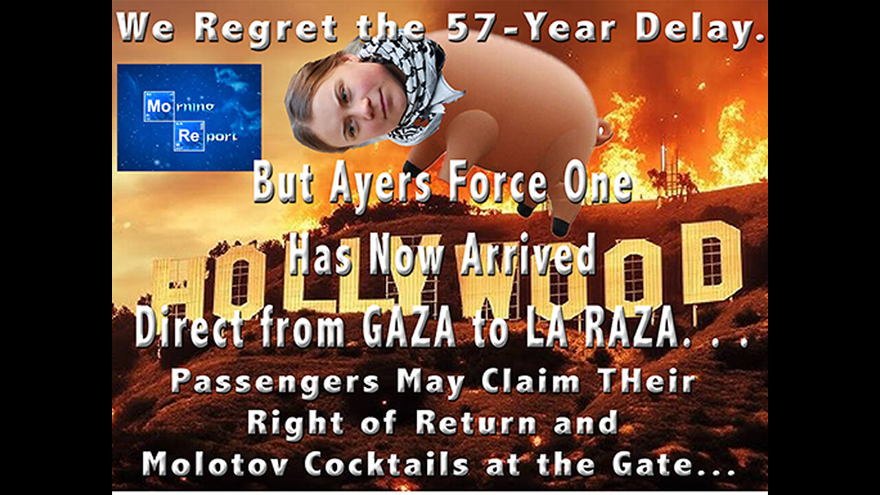 the Ayers Force One, Direct from Gaza to LA Raza episode, CJN Speaks!