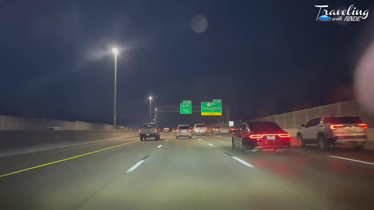 FALL EARLY DRIVE ON INDIANA HIGHWAYS | PEACEFUL SCENIC VIEWS