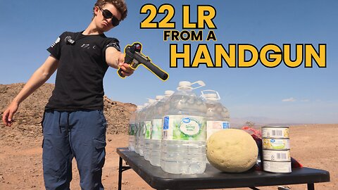 How Lethal Is 22LR... Out Of A Pistol
