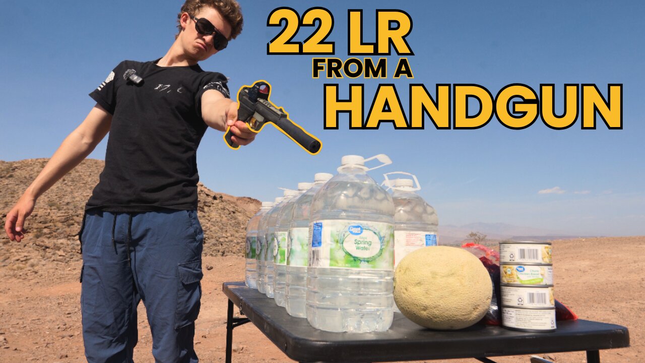 How Lethal Is 22LR... Out Of A Pistol