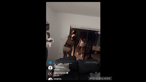 21 BAD BIH TRIED TO HIT PYT W/ A BOTTLE & POLICE SHOW UP AGAIN!