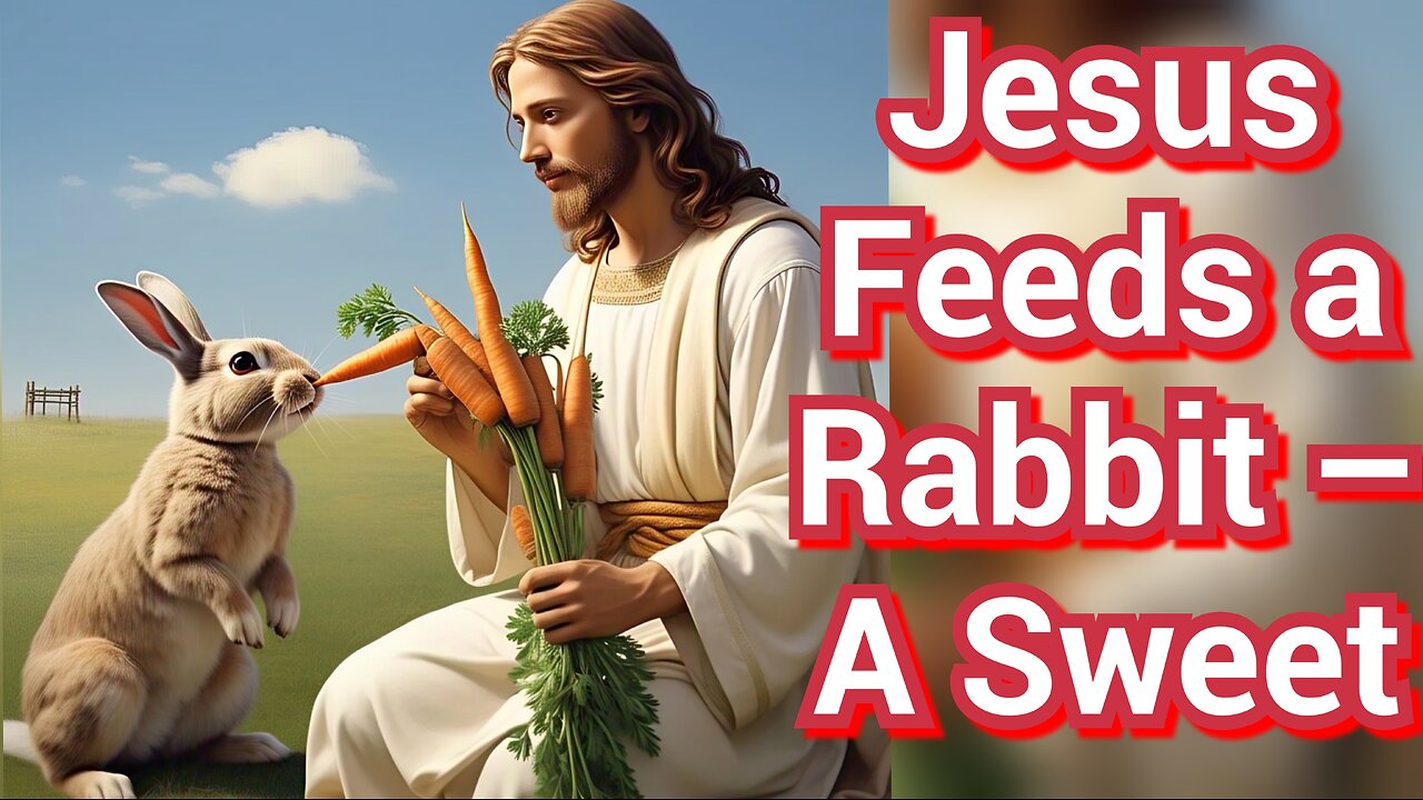 Jesus Feeds a Rabbit – A Sweet and Powerful Message of Care