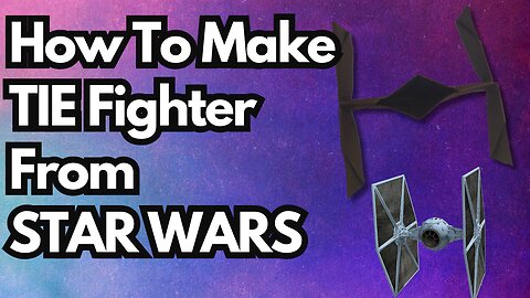 How to Make a Tie Fighter Origami | Star Wars Paper Craft Tutorial