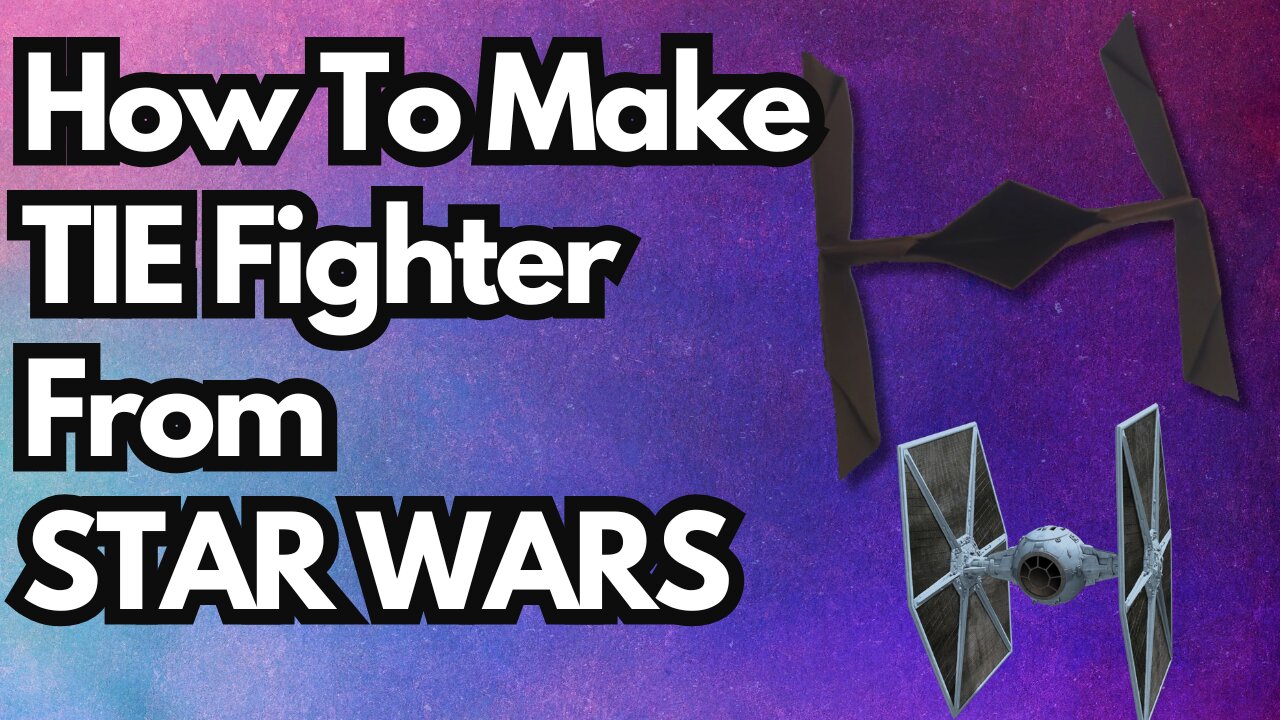How to Make a Tie Fighter Origami | Star Wars Paper Craft Tutorial