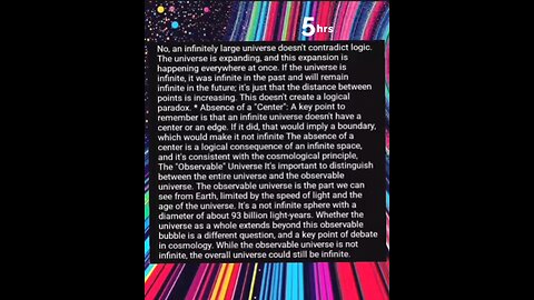 logic contradict infinite