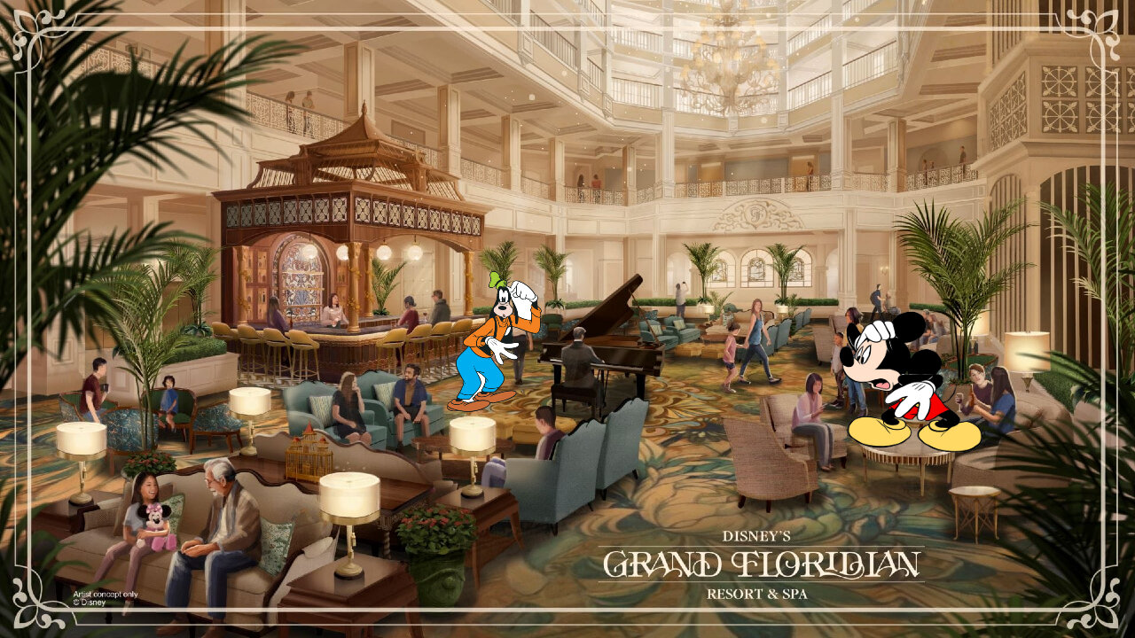 Disney Begins Its Controversial Grand Floridian Lobby Renovation
