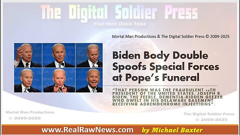 Biden Body Double Spoofs Special Forces at Pope's Funeral