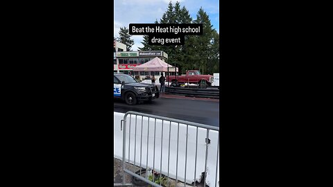 Burien Police Race at "Beat the Heat" High School Drag Event