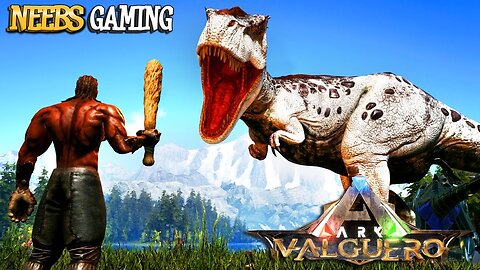 T-Rex Tame with A Club? Ark Survival Valguero