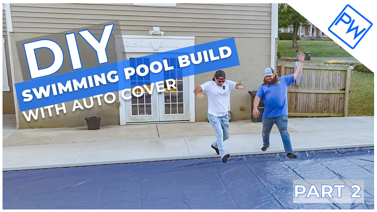 Part 2, DIY Swimming Pool Kit With Automatic Pool Cover Build | Pool Warehouse