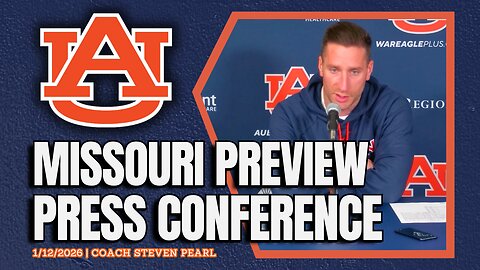 Steven Pearl Previews Auburn Basketball vs. Missouri | FULL PRESSER