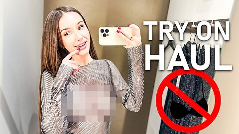 [4K] TRY ON HAUL & GET READY WITH Alisa | Sheer And Elegance Try On At Mall