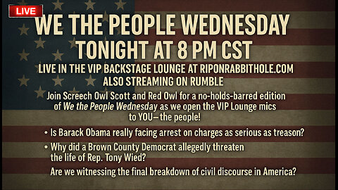 WE THE PEOPLE WEDNESDAY - "Allegations"