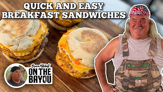 Quick and Easy Breakfast Sandwiches with Bruce Mitchell on the Blackstone Griddle