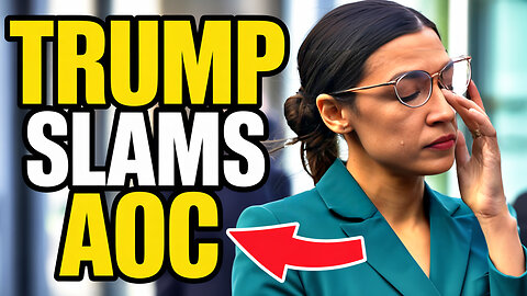 Trump Slams “Very Low IQ” AOC and Jasmine Crockett!