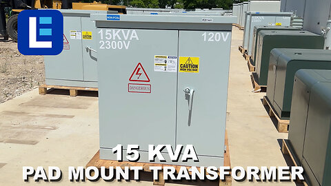 15 KVA Pad Mount Transformer - 2300V Delta Primary, 120V 1PH Secondary - Larson Electronics