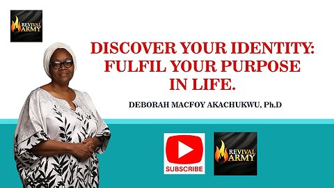 DISCOVER YOUR IDENTITY: FULFIL YOUR PURPOSE IN LIFE