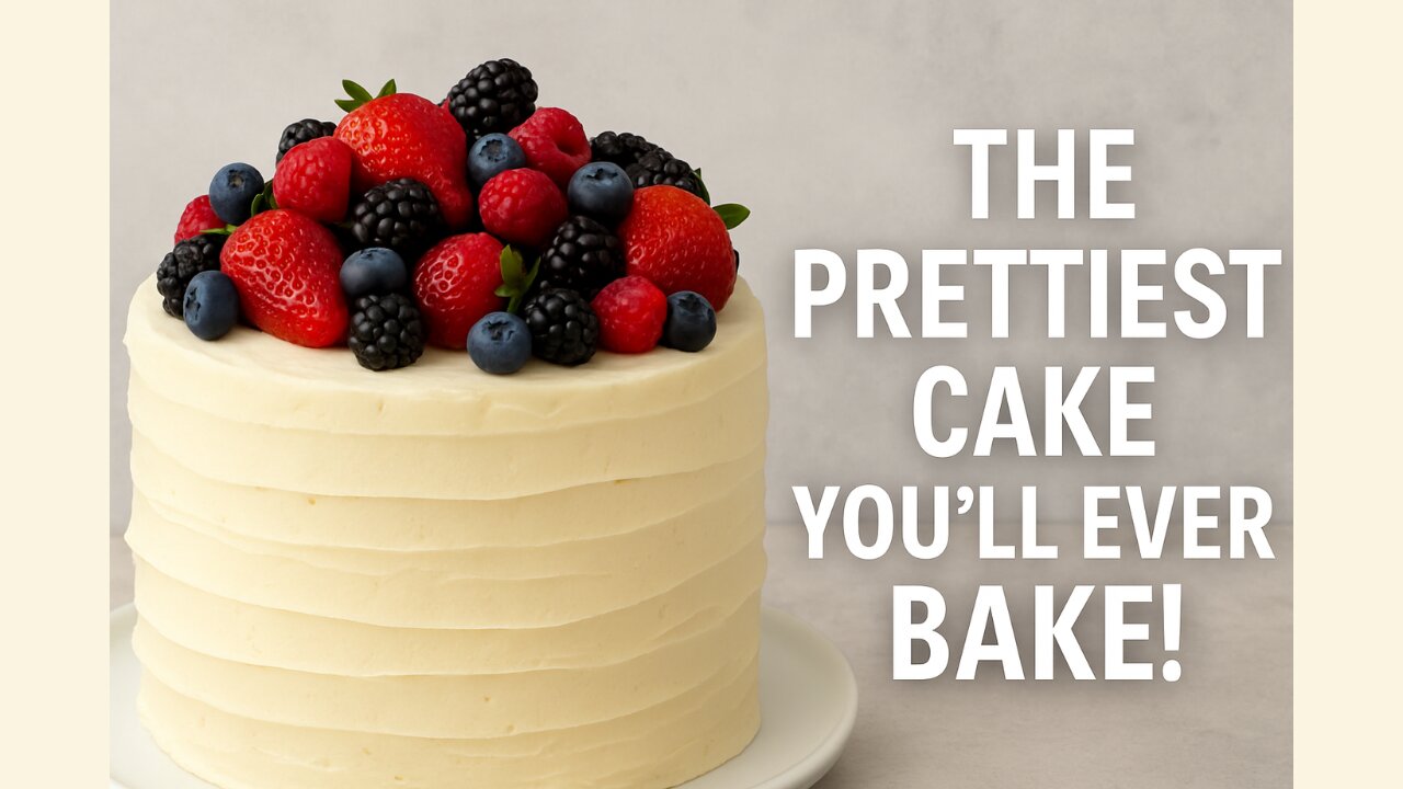 Berry Chantilly Cake Recipe | Light, Fresh & Beautiful Dessert