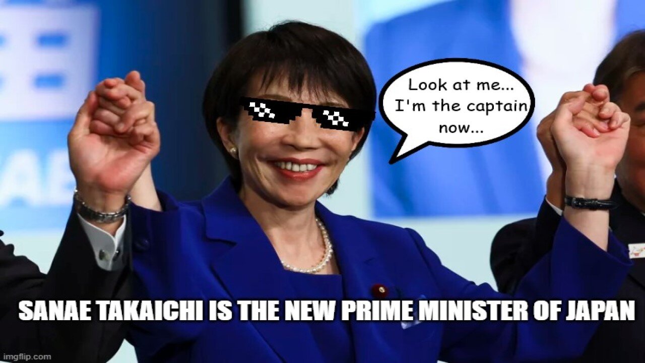 Sanae Takaichi is Japan's FIRST EVER FEMALE PRIME MINISTER!!!
