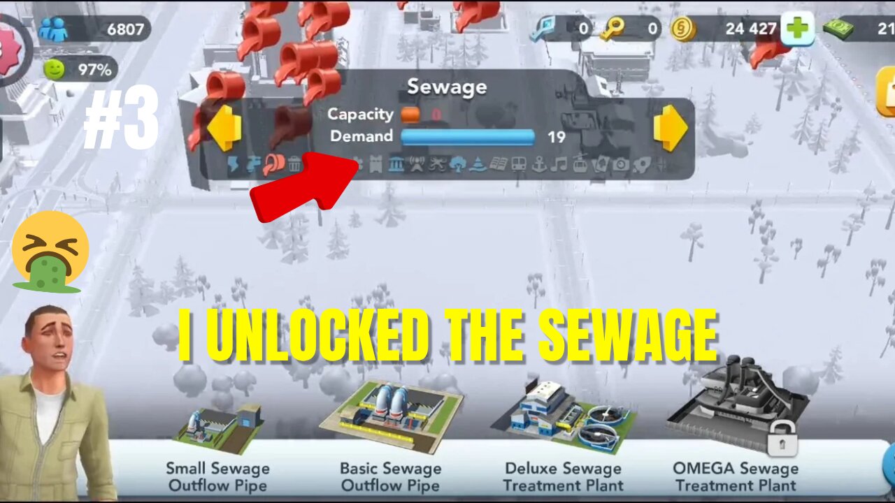 I Unlocked The Sewage | SimCity BuildIt Part 3