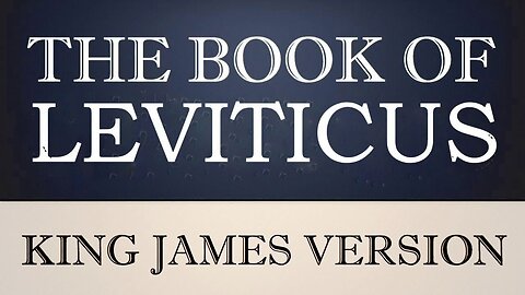 3) The Book of Leviticus