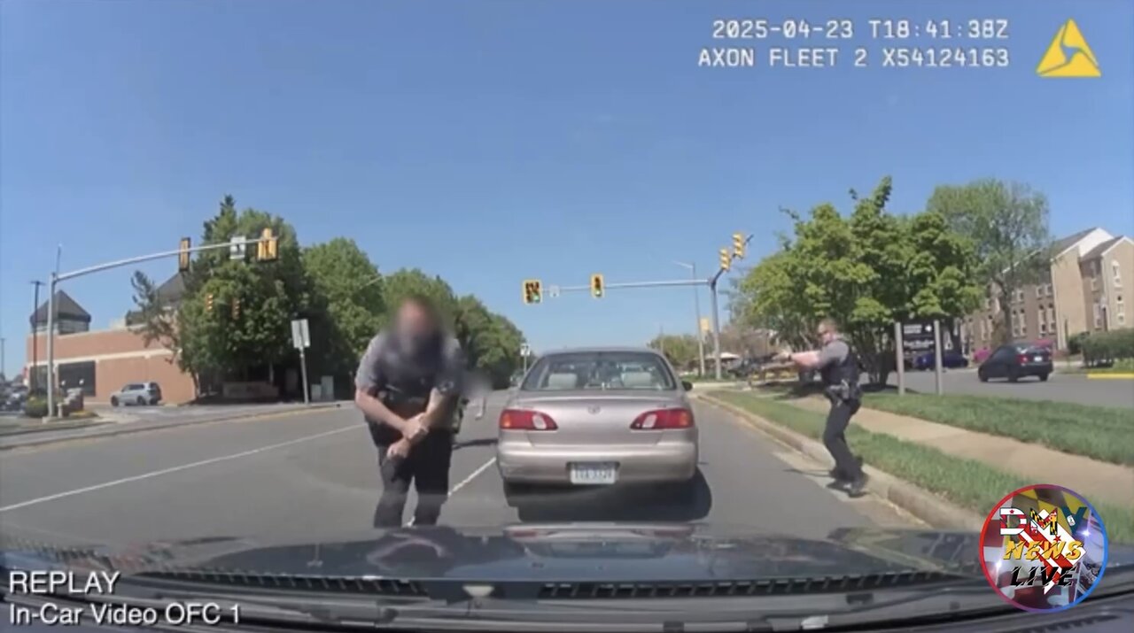 VIDEO FOOTAGE OF POLICE OFFICERS👮‍♂️💥🚙💥👮🏻‍♀️📸AMBUSH IN TRAFFIC STOP🚦🚔👮💫