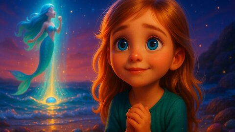 THE MERMAID TRAPPED BETWEEN WORLDS: A GIRL CAN SAVE HER WITH HER VOICE