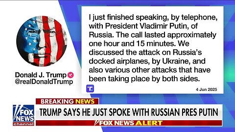 Trump, Putin spoke for over an hour as Russia plans to respond to Ukraine's attack