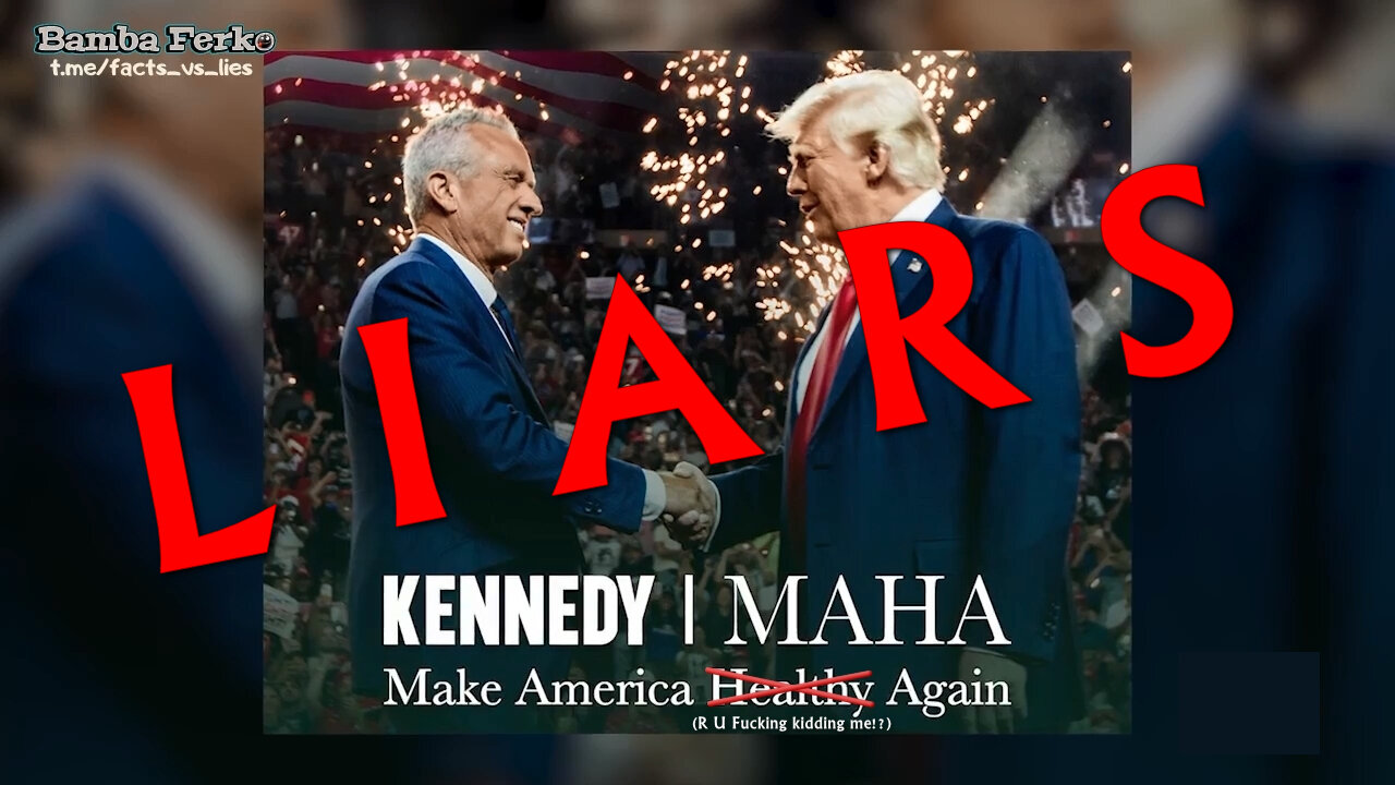 BETTER think THRICE who YOU ​​follow/worship! [This time, RFK Jr., The Turncoat]