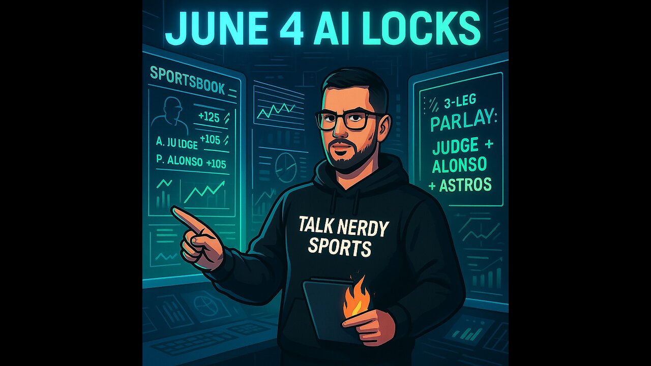 June 4 AI Picks: Judge ✅ Acuña ✅ Astros ✅ | Vasil’s 3-Leg Parlay to Ride