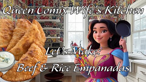 Let's Make Beef & Rice Empanadas! - Queen Comix Wife's Kitchen