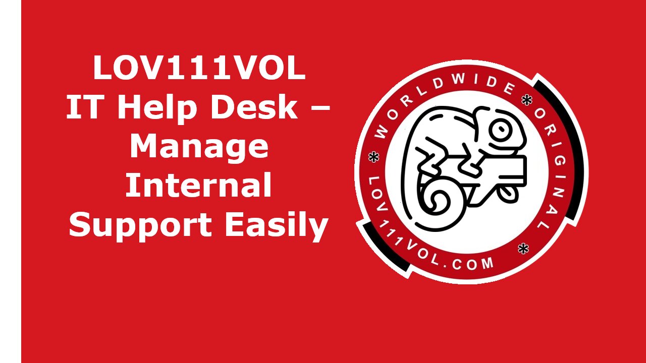LOV111VOL IT Help Desk – Smart Ticket System for Teams (Starts After 50 Seconds)