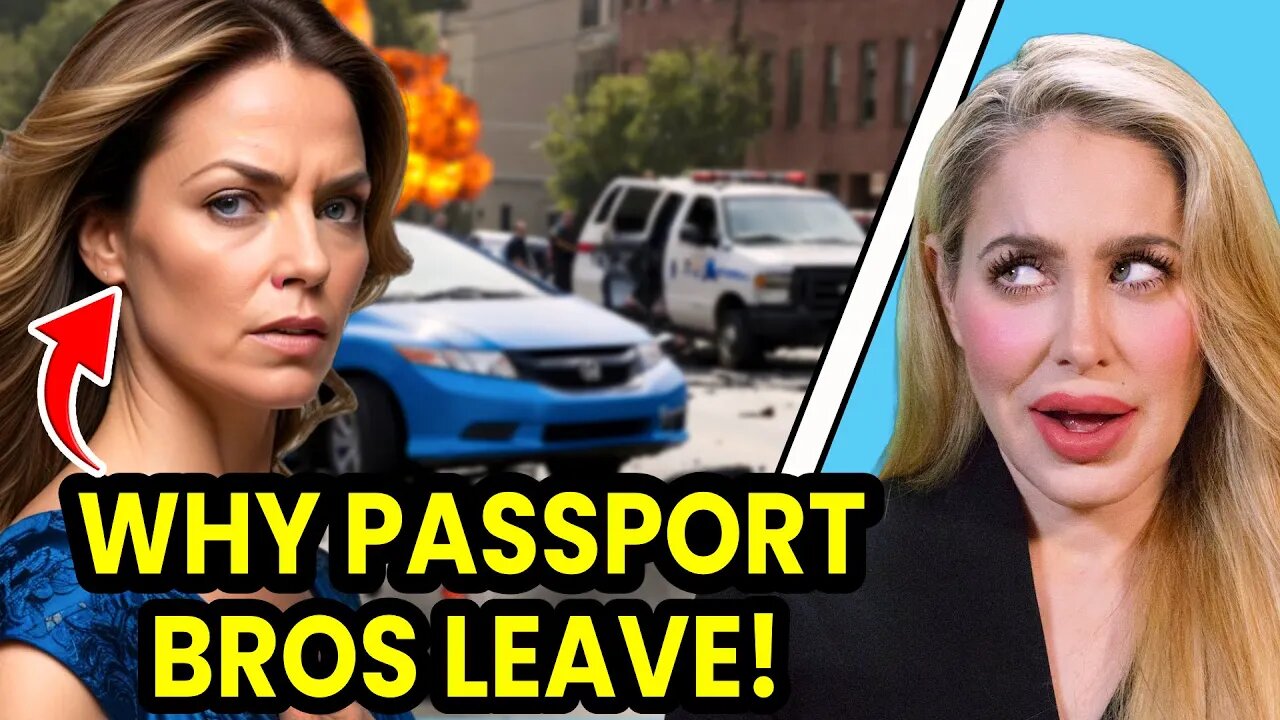 SHE is Why Passport Bros LEAVE — Deranged Feminist vs Police Showdown