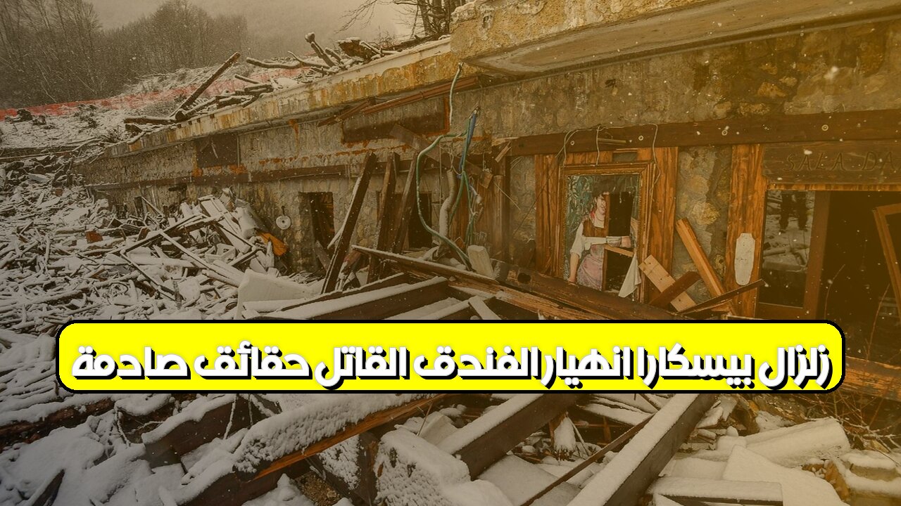 زلزال بيسكارا: انهيار الفندق القاتل حقائق صادمة #إيطاليا #زلزال #كارثة