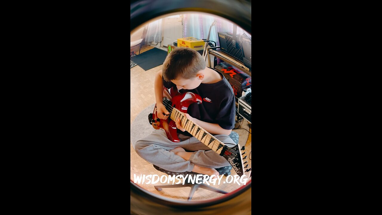 My son representing wisdom synergy