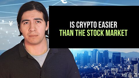 Crypto is easier than the stock market. #money #wealth #crypto #shorts #reels