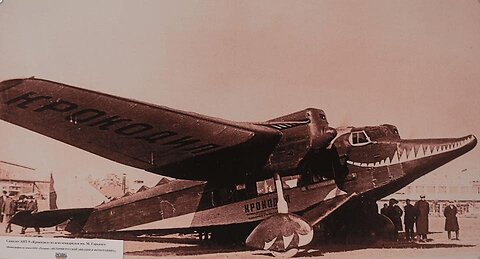 This "Crocodile" was the nine-seat passenger plane Tupolev ANT-9