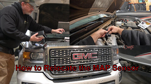 🔧 How to Relocate the MAP Sensor on a GMC 2500 Diesel