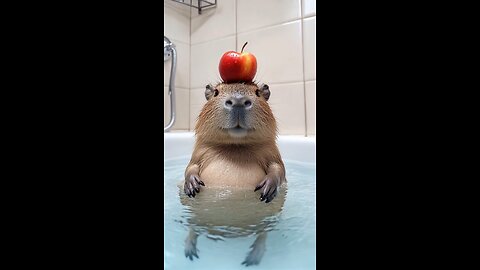 Capybara's loves belly rubs 🤣🤣