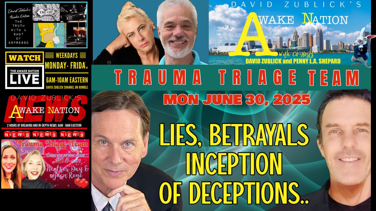 AWAKE NATION'S TRAUMA TRIAGE TEAM: MON JUNE 30, 2025