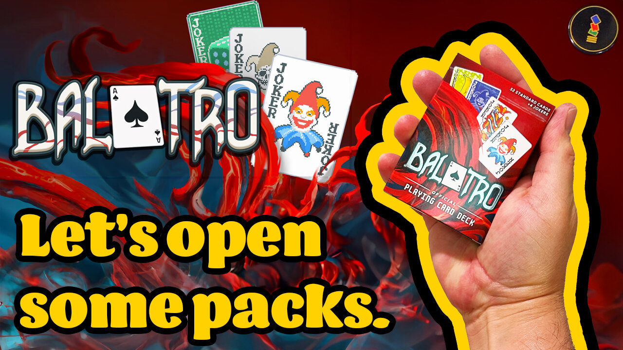 The Jester IRL! Let's check out Official Balatro playing cards!