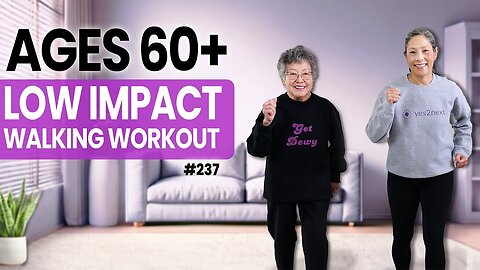 5 Min Indoor Walking Workout (Perfect for Seniors & Beginners)