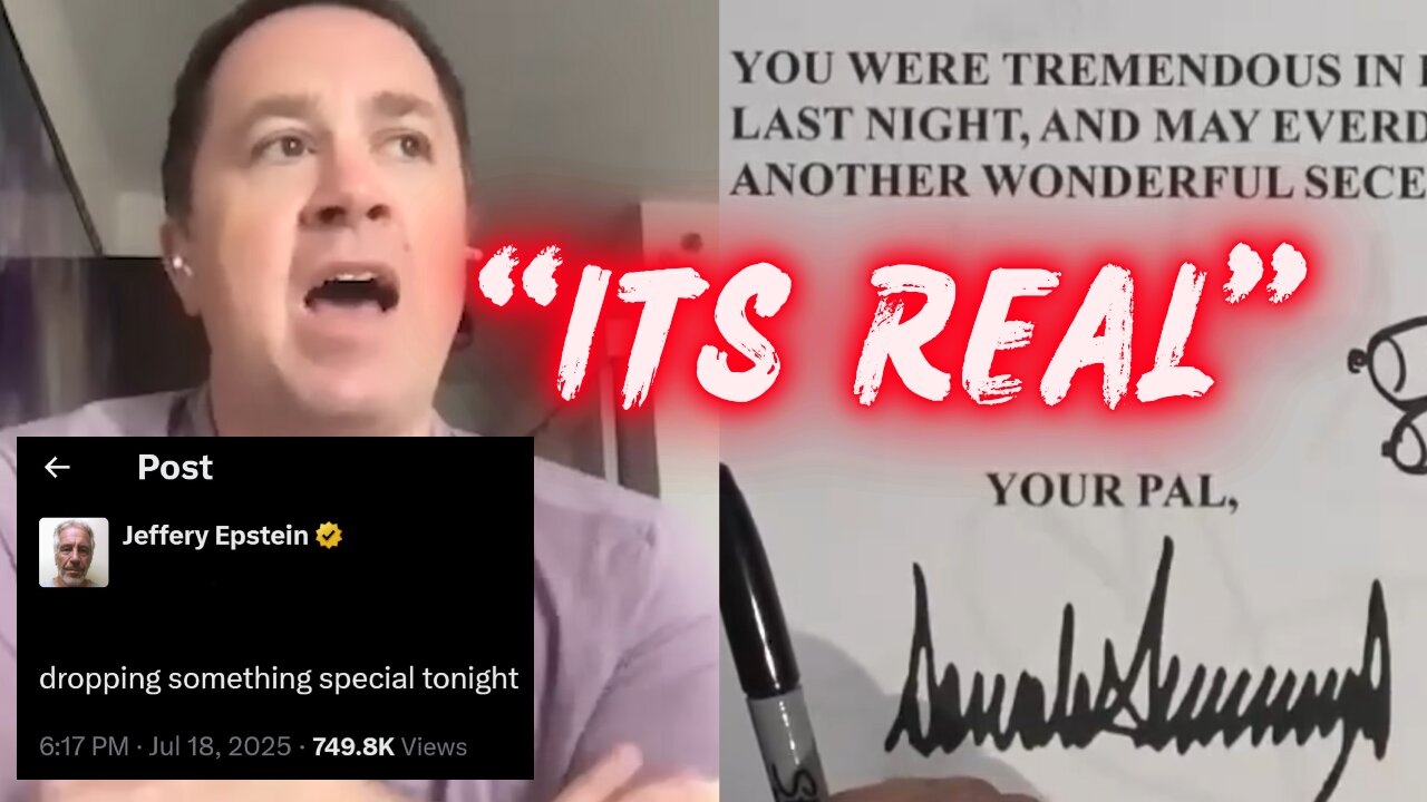 WSJ Doubles Down: Trump’s Epstein Letter Is Real – “We Stand By It”